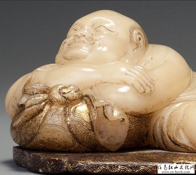 清初“尚均”款寿山白芙蓉石雕布袋和尚- 中华古玉器论坛- 任南红山文化