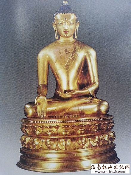 扎纳巴扎尔喀尔喀蒙古金铜佛像